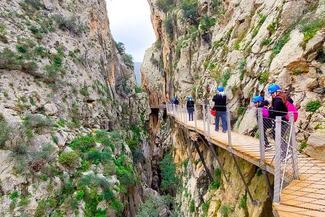 Caminito del Rey with Pickup from Malaga City - The three sections and the famous bridge