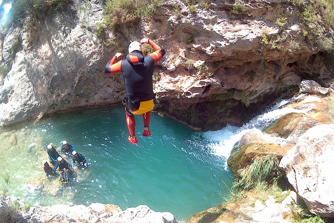 Canyoning in Andalucia: Rio Verde Canyon - Swimming in Rio Verde’s emerald pools
