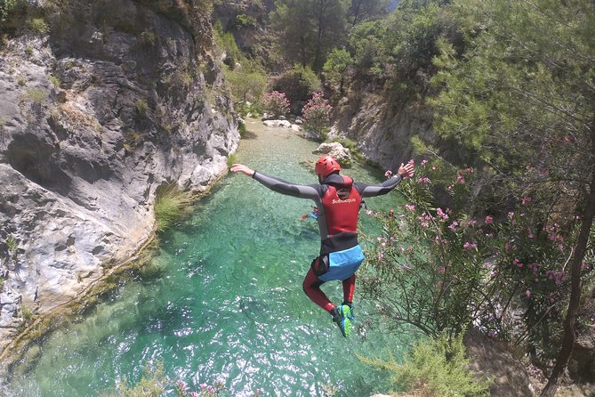 Canyoning in Andalucia: Rio Verde Canyon - Rappels, jumps, and river slides