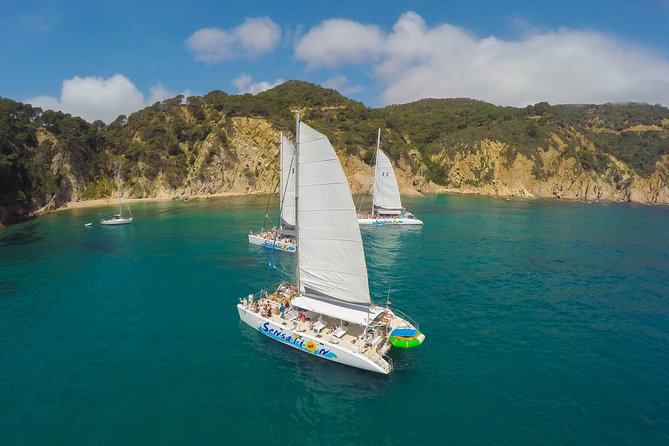 Catamaran ride -Costa Brava with barbecue and drinks. Familiar. - Sailing north past the Costa Brava coves