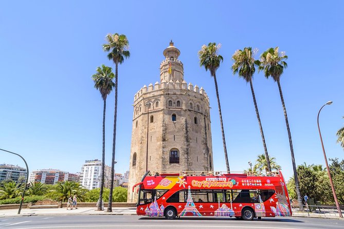 City Sightseeing Seville Hop-On Hop-Off Bus Tour - Stop 1 at Paseo de Colón: the best place to begin