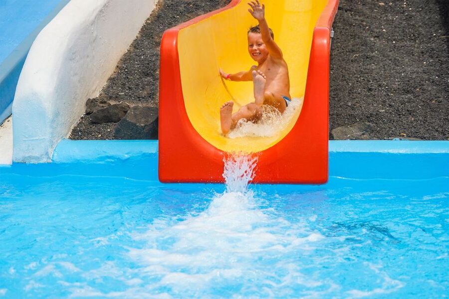 Corralejo: Acua Water Park Entry Ticket - Wave pool, lazy river, and jumping platforms