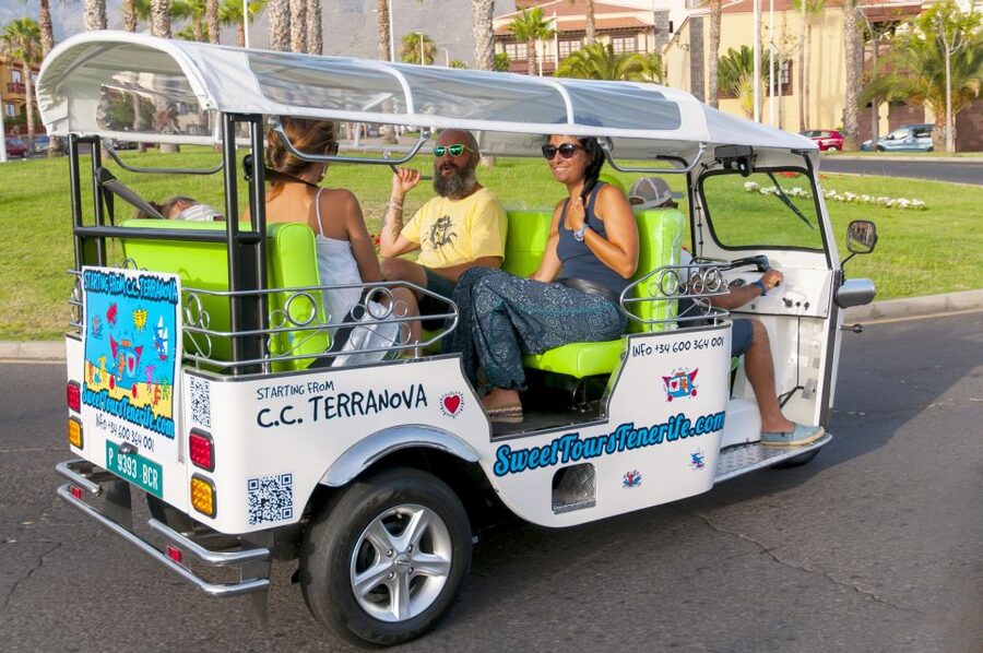 Costa Adeje: Double Tuk Tuk Tour - The High Viewpoint Above Costa Adeje