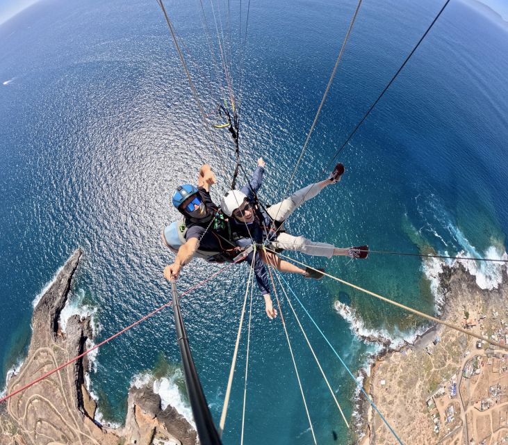 Costa Adeje: Tandem Paragliding Flight with Pickup - At Costa Adeje, the briefing comes first