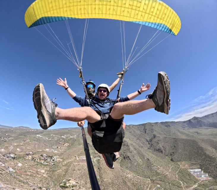 Costa Adeje: Tandem Paragliding Flight with Pickup - Takeoff: a short moment that demands attention