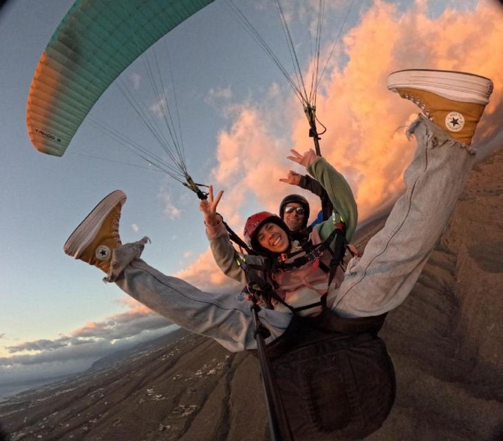 Costa Adeje: Tandem Paragliding Flight with Pickup - What the $130 price really covers