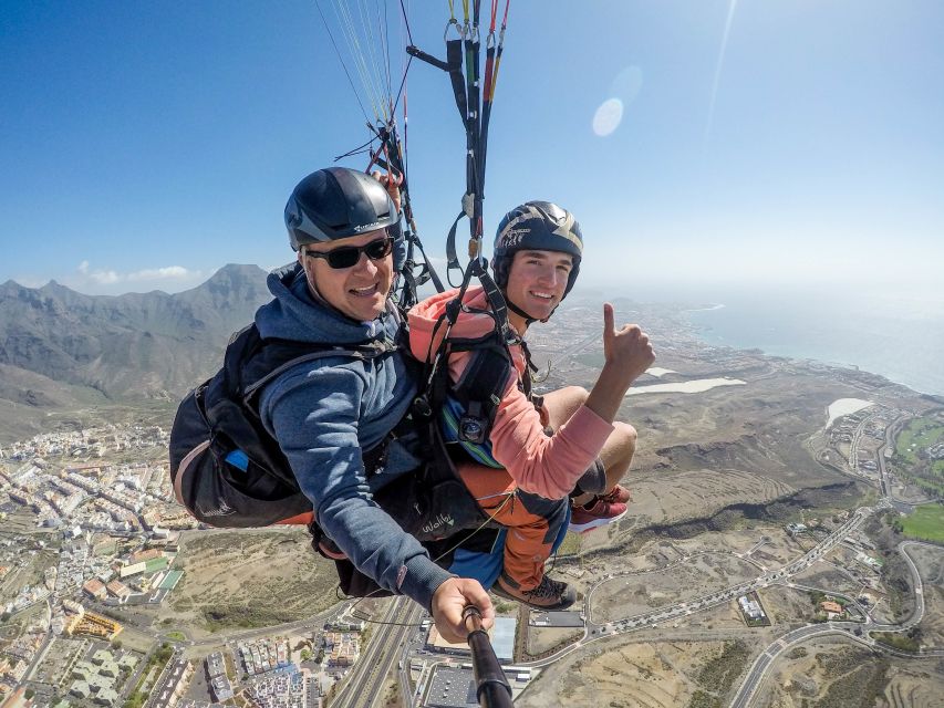 Costa Adeje: Tandem Paragliding Flight - From Costa Adeje pickup to the mountain