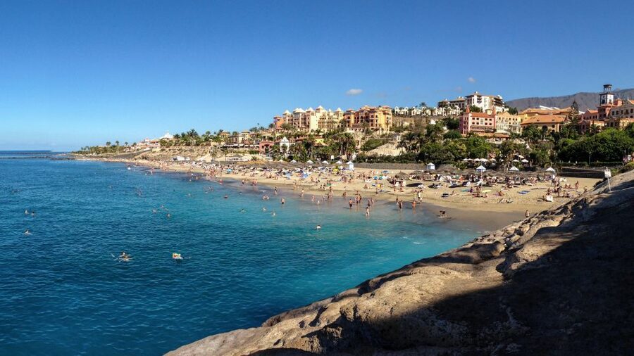 Costa Adeje: Tuk Tuk Tour - Playa Enramada and its black volcanic sand