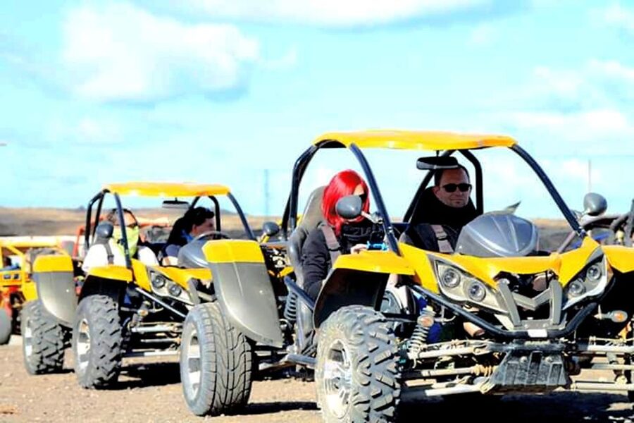 Costa Calma: Buggy Safari - Dust protection is not optional