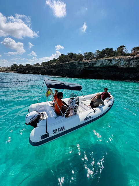 El Arenal: Private Mallorca Boat Rental (No License Needed) - Cala Blava, Cala Vella, and the southern coast