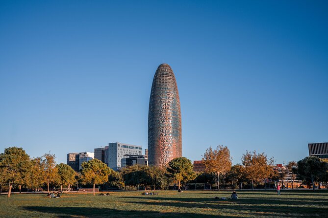 Entrance to the Mirador Torre Glories Barcelona - The 30th-floor view reaches across Barcelona