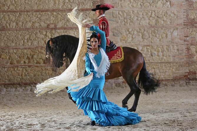 Equestrian Show Royal Stables of Córdoba - Flamenco beside the arena