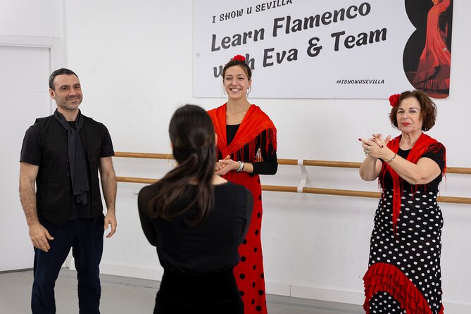 Flamenco Dance Class in Seville with optional Flamenco Costume - The shawl, flowers, and optional costume