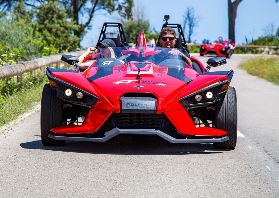 From Andratx: Formula Sunset Driving Tour - The Slingshot driving experience