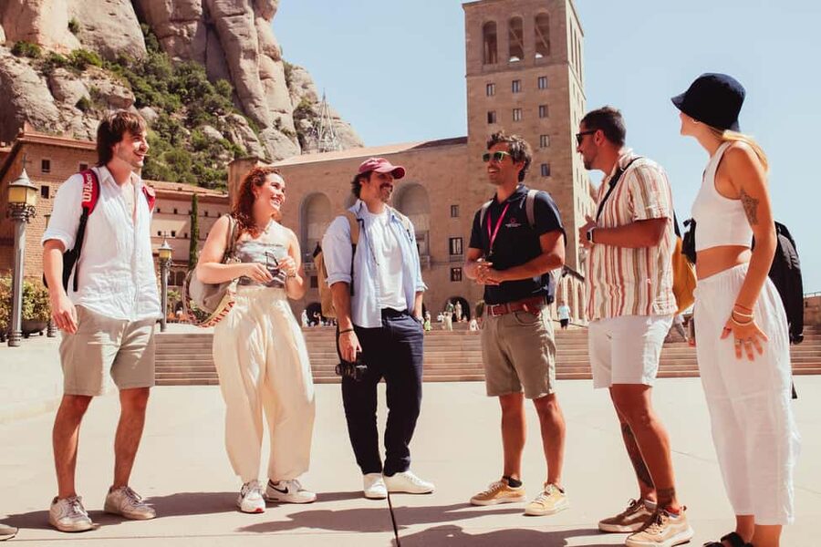 From Barcelona: Full-Day Montserrat & Wine Small Group Tour - Three and a half hours at Montserrat Monastery