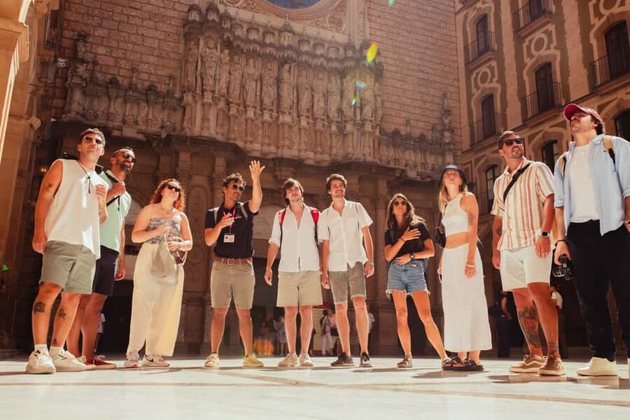 From Barcelona: Full-Day Montserrat & Wine Small Group Tour - Lunch at Oller del Mas