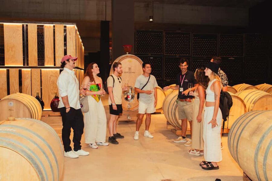 From Barcelona: Full-Day Montserrat & Wine Small Group Tour - The bus from Barcelona Nord