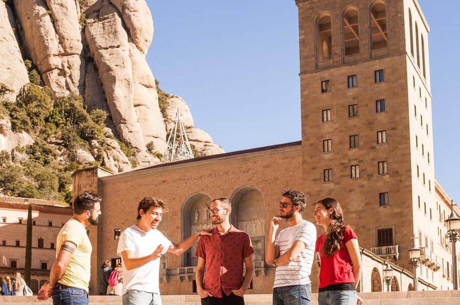 From Barcelona: Montserrat Half-Day Wine and Tapas Trip - Leaving Barcelona by coach