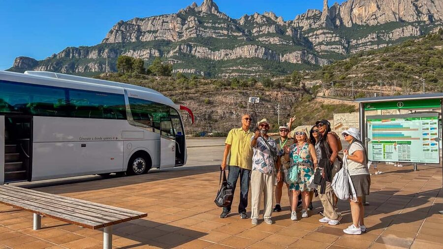From Barcelona: Montserrat Tour, Rack Railway & Licor Taste - The rack railway climb to Montserrat