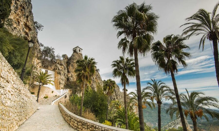 From Benidorm: Guadalest, Altea & ticket in Algar Waterfalls - Guadalest: stone lanes above the valley