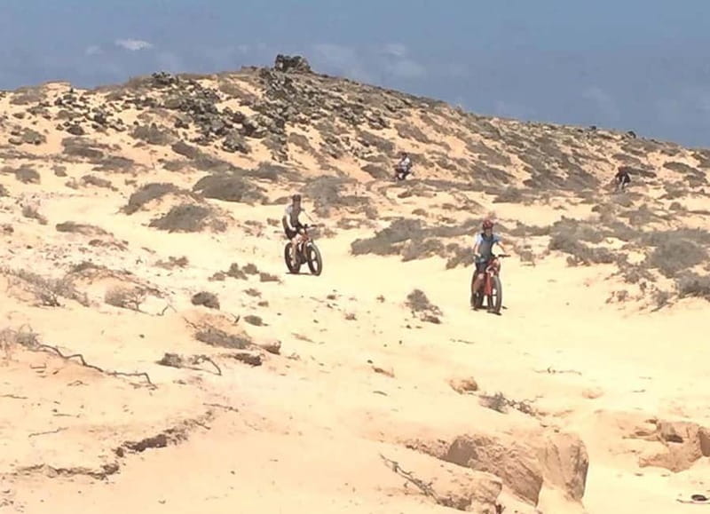 From Corralejo: Fuerteventura Guided E-Bike/E-scooter Tour - Bayuyo and Calderon Hondo: the volcanic heart of the route