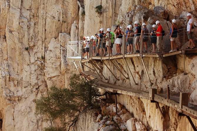 From El Chorro: Caminito del Rey - The shuttle transfer to the trailhead