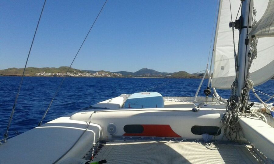 From Fornells: Half-Day Menorca Catamaran Trip w/ Snorkeling - Setting out from Fornells toward Menorca’s north coast