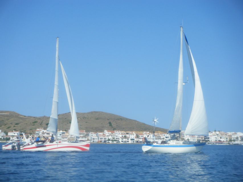 From Fornells: Half-Day Menorca Catamaran Trip w/ Snorkeling - The swimming stop is the heart of the outing