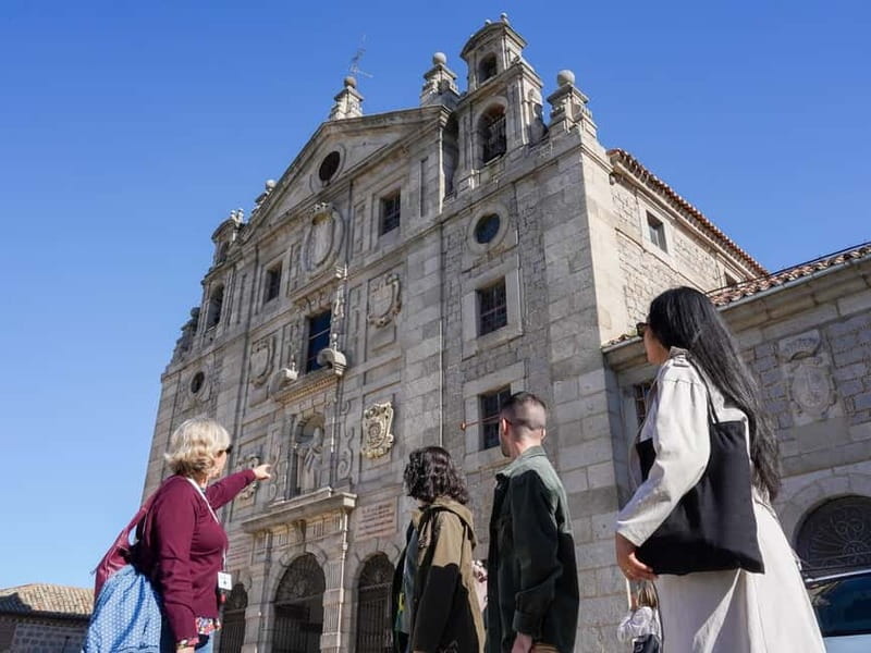 From Madrid: Avila & Segovia Day Tour with Monument Tickets - Guides, headphones, and group management