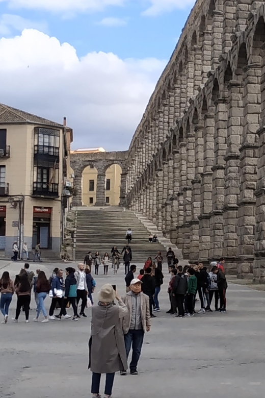 From Madrid: Half-Day or Full-Day Trip to Segovia - Plaza del Azoguejo and the Roman aqueduct