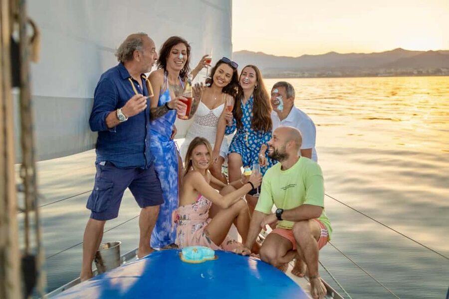From Marbella: Private and Group Sailboat Cruise & Drinks - Drinks, cava, and simple snacks