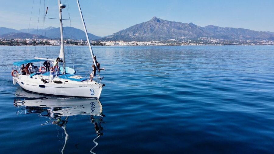 From Marbella: Private and Group Sailboat Cruise & Drinks - Swimming, snorkeling, and paddleboarding