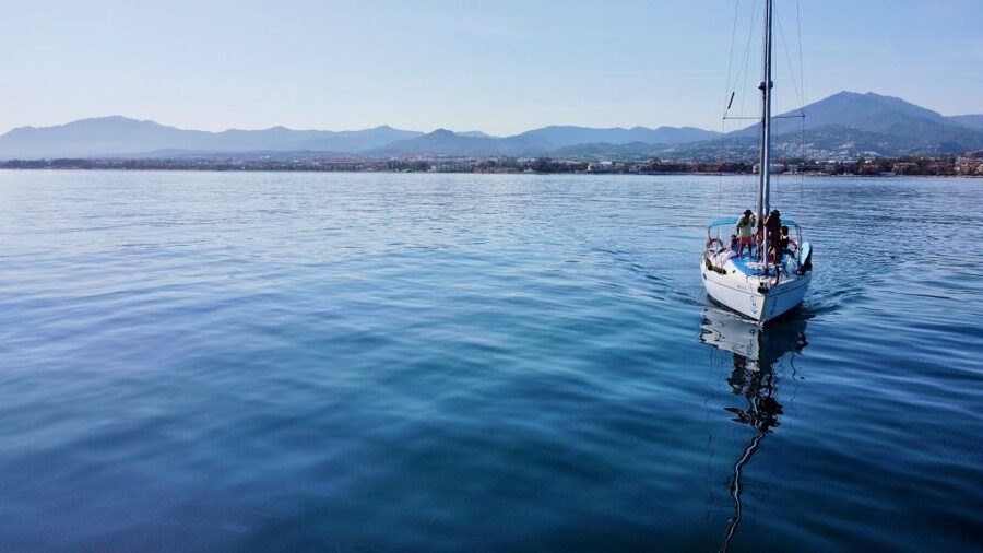 From Marbella: Private and Group Sailboat Cruise & Drinks - The optional 30-minute jet ski upgrade