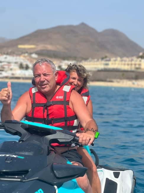 From Morro Jable: Jet Ski Adventure Tour (without license) - Is $91 good value for two people?