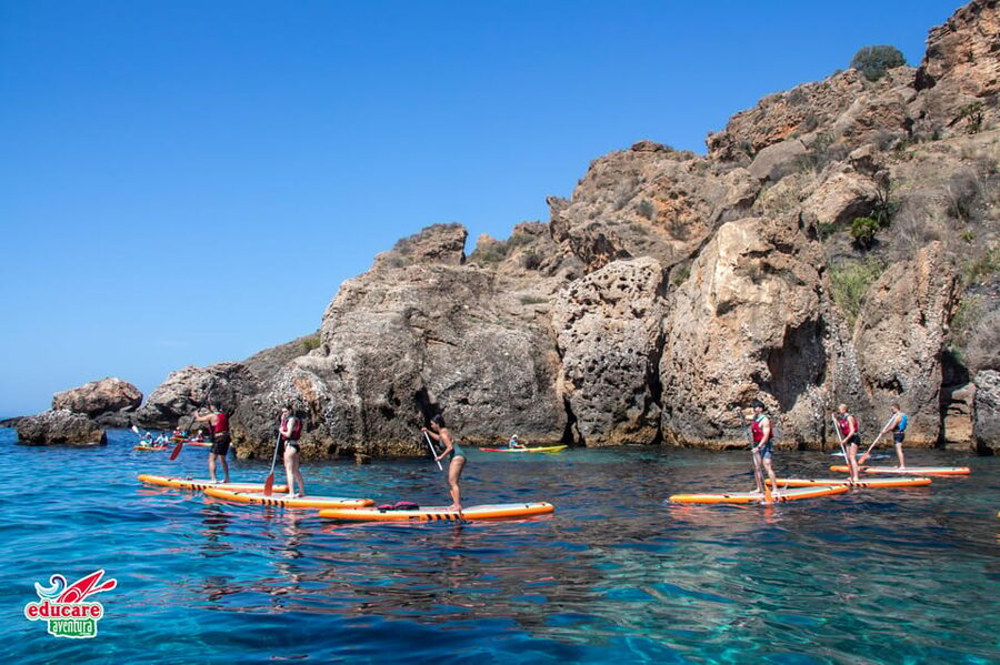 From Nerja: Guided Paddle Surf Cliffs and Maro Waterfall - Reaching the Maro waterfall