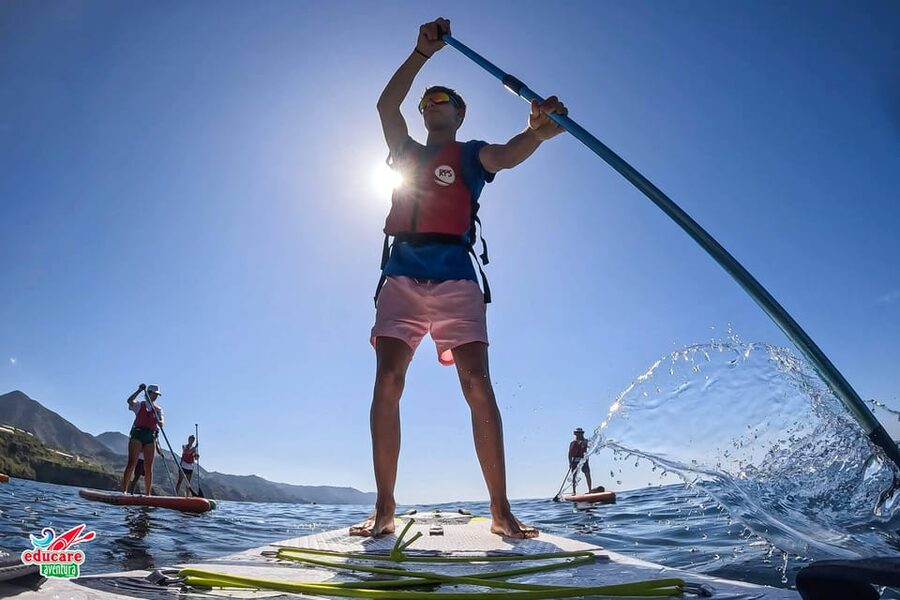 From Nerja: Guided Paddle Surf Cliffs and Maro Waterfall - Exploring the Acantilado caves by board