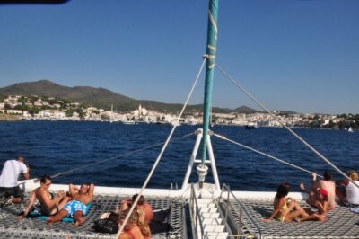 From Roses: Catamaran Cruise Cap Norfeu – Cadaqués
