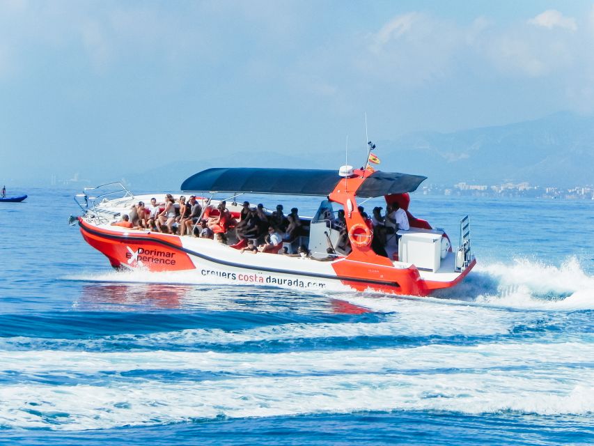 From Salou/Cambrils: Speedboat Tour - The Cap Salou swim stop