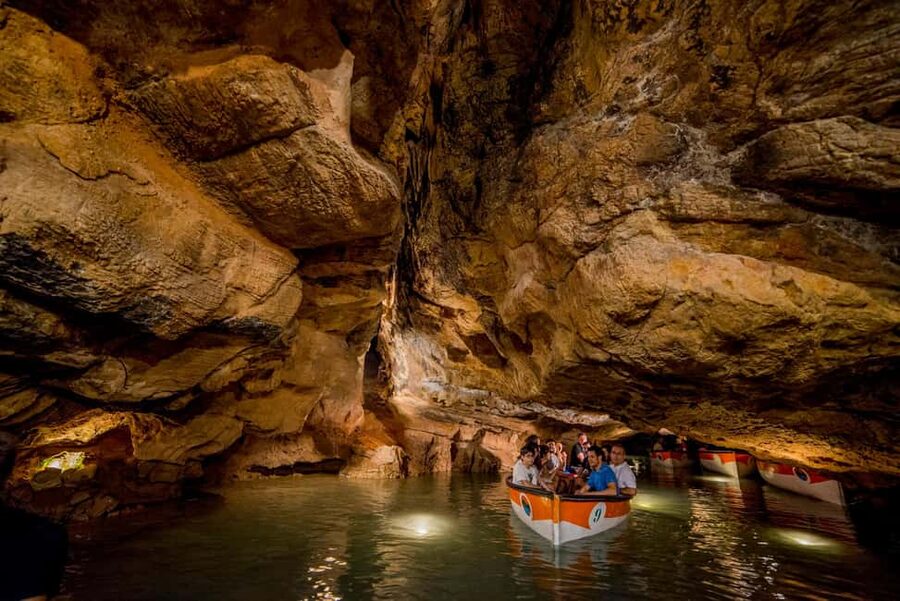 From Valencia: Caves of San José Guided Excursion and Ticket - Boarding the boat on Europe’s longest navigable underground river