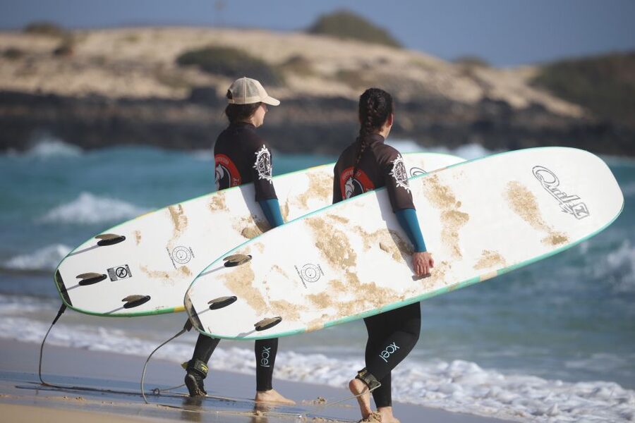 Fuerteventura : Corralejo Surf Lesson - The 15-minute ride from Corralejo