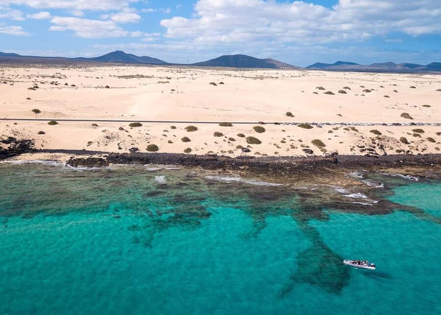 Fuerteventura: Lobos Island Round-Trip Speedboat Ticket - Leaving Corralejo for Lobos in minutes