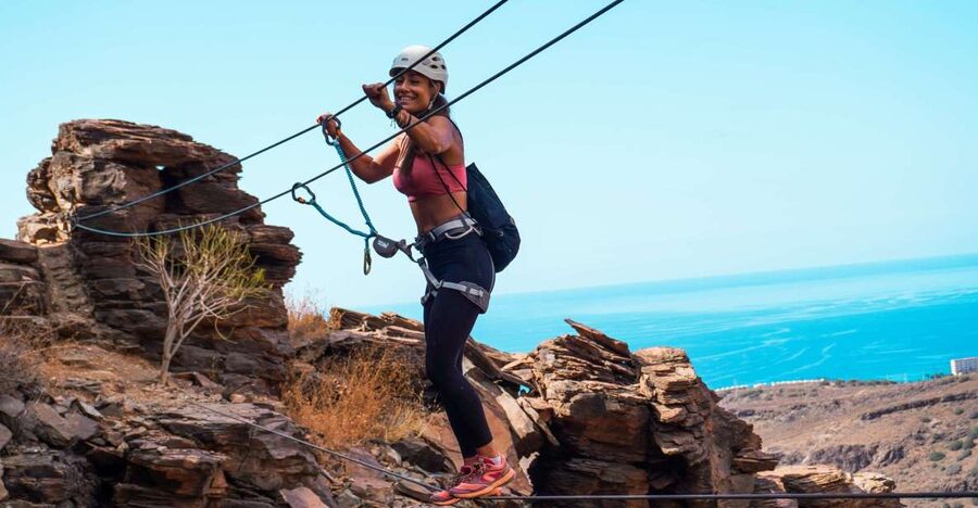Gran Canaria: Guided Via Ferrata Excursion - What a via ferrata feels like here