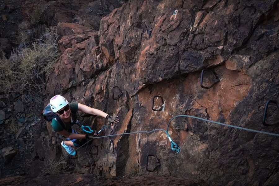 Gran Canaria: Guided Via Ferrata Excursion - The approach walk to the cliffs