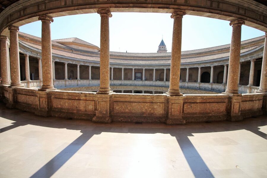 Granada: Alhambra and Charles V Palace Tour - Views toward the Albaicín and Sacromonte