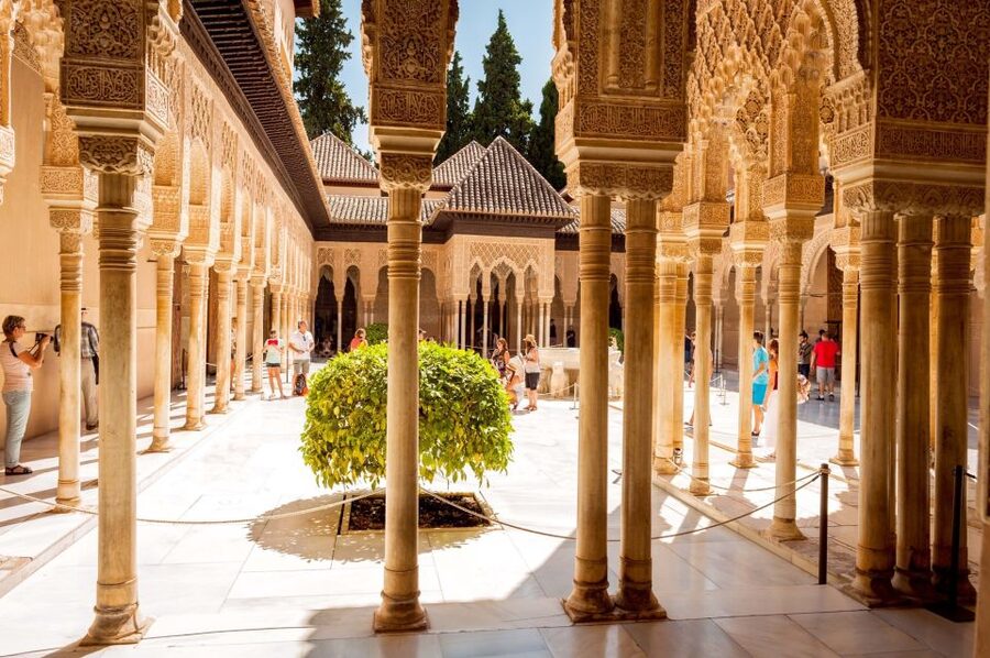 Granada: Alhambra Complex Guided Tour Options - Starting the Visit and Handling the Site