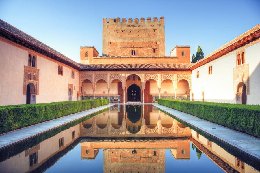 Granada: Alhambra Full Complex & Andalusi Monuments Tickets - Corral del Carbón and Granada’s commercial past