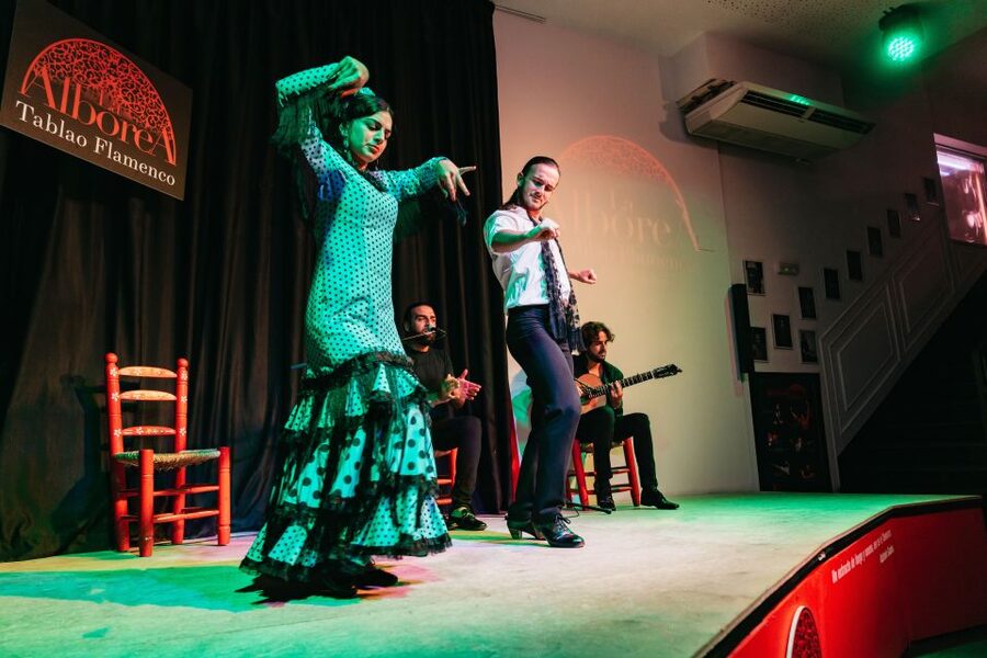 Granada: Flamenco Show in La Alboreá - Reserved seating in a compact room
