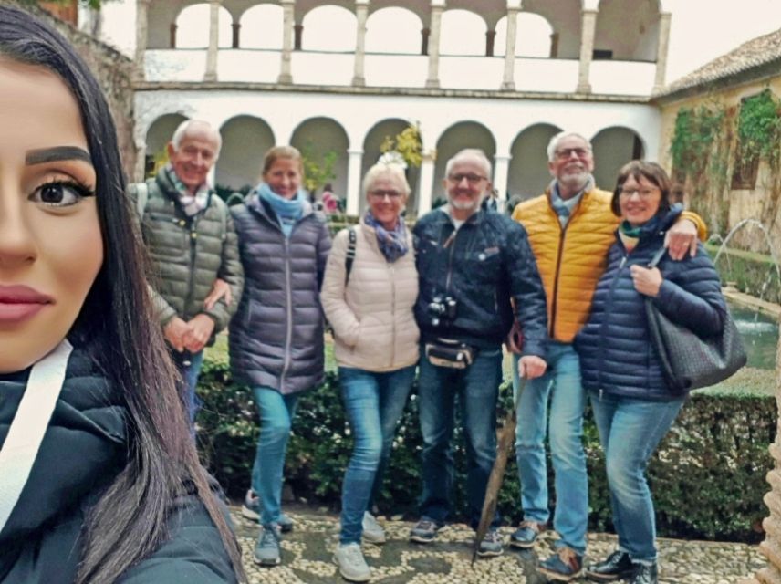 Granada: Full Alhambra Premium Guided Tour with Tickets - The opening viewpoint and village setting