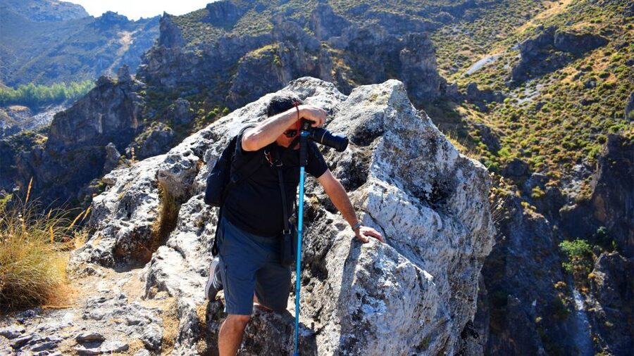 Granada: Los Cahorros de Monachil Canyon Hiking Tour - The upper path rewards the effort with wide views