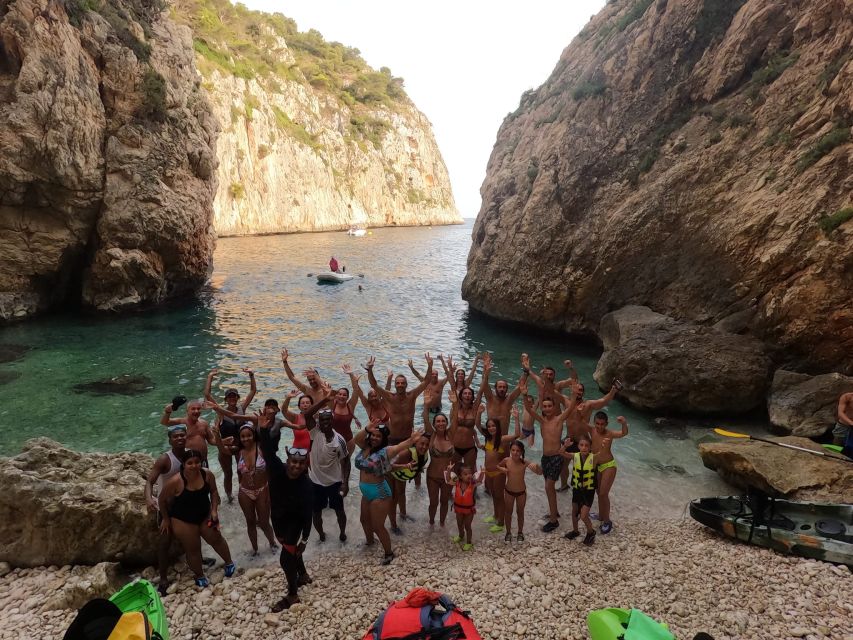 Granadella: Caló, Cova Llop Marí, and Ambolo Kayak Trip - Cala Caló: the best stop for swimming and snorkeling
